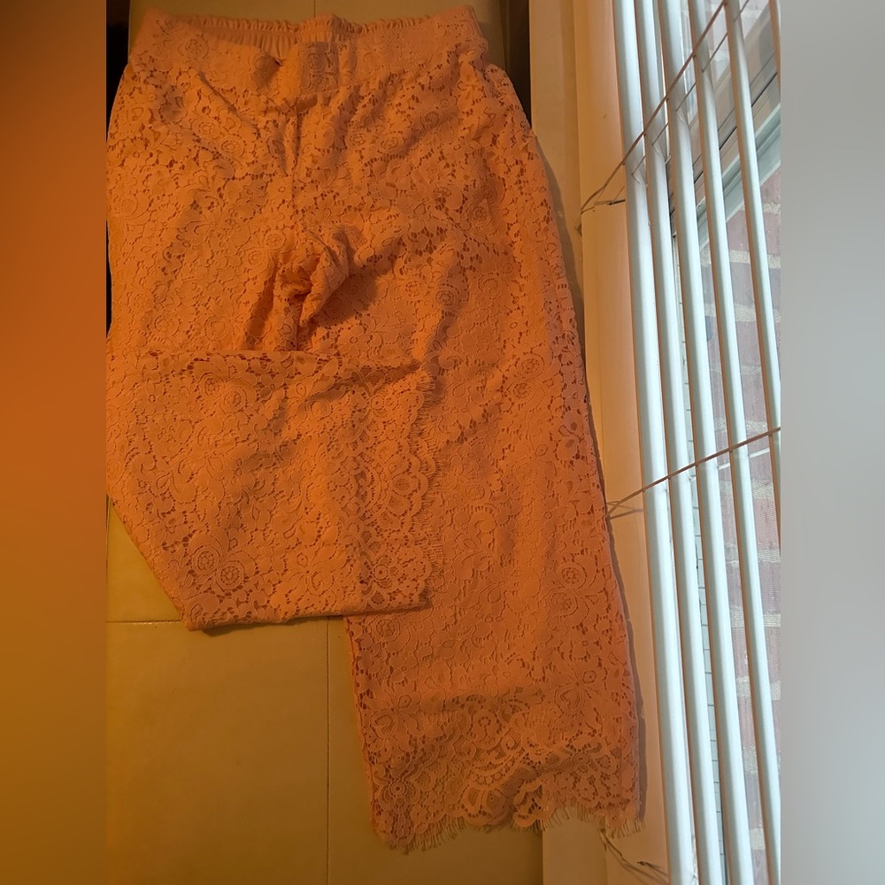 Isaac Mizrahi Live! lace pants